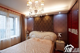 新古典风格公寓奢华富裕型120平米卧室床图片