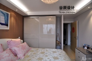 简约风格公寓大气米色富裕型卧室床婚房家居图片