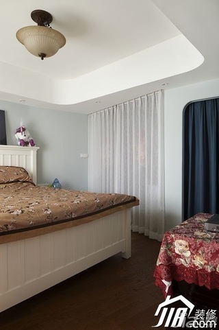 地中海风格二居室舒适富裕型卧室灯具图片