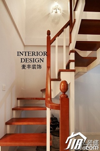 简约风格公寓经济型130平米楼梯设计图纸