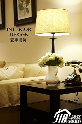 美式风格公寓经济型客厅沙发效果图