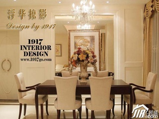 新古典风格别墅20万以上餐厅餐桌图片