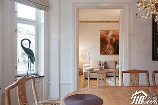 北欧风格公寓富裕型餐厅餐桌图片