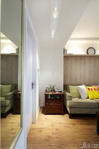 混搭风格三居室简洁富裕型客厅沙发图片