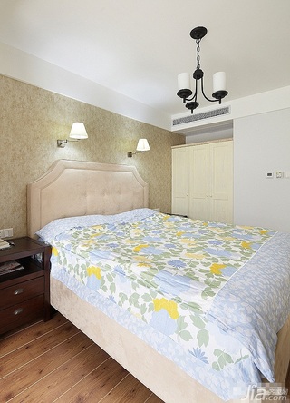 混搭风格三居室舒适富裕型卧室灯具图片