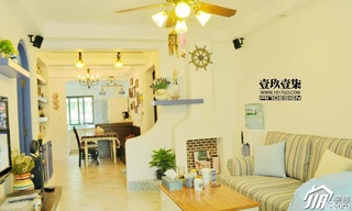 东南亚风格小户型3万-5万客厅沙发效果图