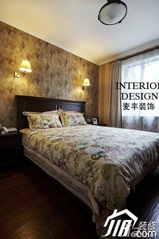 简约风格公寓经济型70平米卧室壁纸效果图