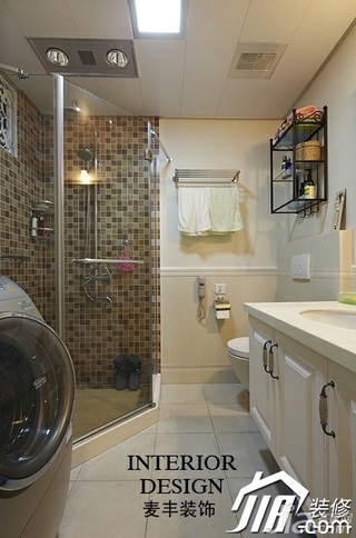 简约风格公寓经济型70平米卫生间洗手台图片