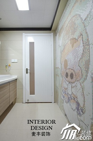 简约风格复式富裕型卫生间设计图