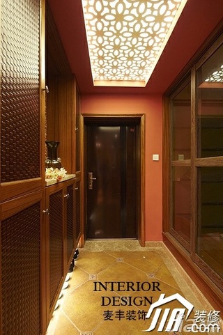 东南亚风格公寓富裕型门厅玄关柜图片