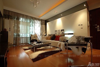 简约风格二居室稳重富裕型客厅沙发效果图