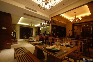 设计年代欧式风格公寓暖色调餐厅餐厅背景墙餐桌图片