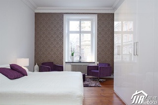 欧式风格小户型3万-5万卧室床效果图