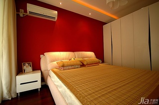设计年代简约风格公寓大气米色富裕型卧室床图片