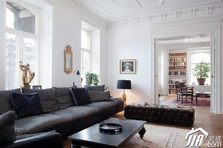 欧式风格三居室富裕型客厅沙发图片