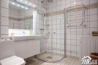 欧式风格二居室3万-5万卫生间浴室柜效果图