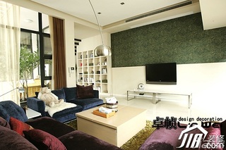 欧式风格复式大气暖色调富裕型140平米以上客厅沙发图片