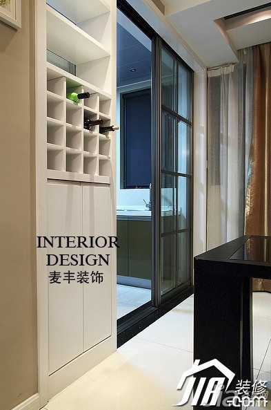 公寓装修,110平米装修,富裕型装修,简约风格,过道