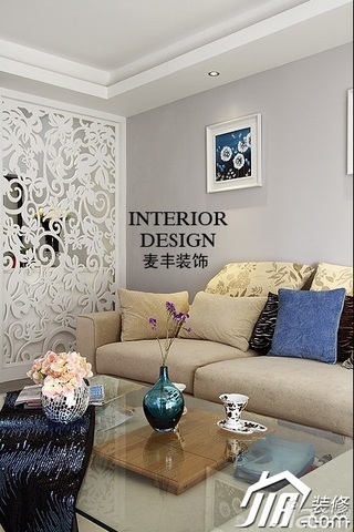 中式风格公寓经济型130平米客厅隔断沙发图片