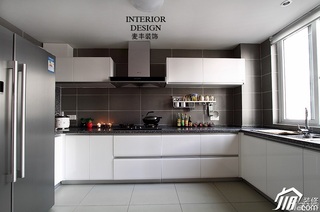中式风格公寓经济型130平米厨房橱柜效果图