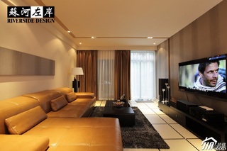 欧式风格别墅大气暖色调富裕型140平米以上客厅沙发图片
