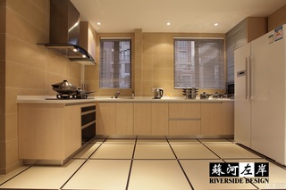 欧式风格别墅大气暖色调富裕型140平米以上厨房橱柜设计图纸
