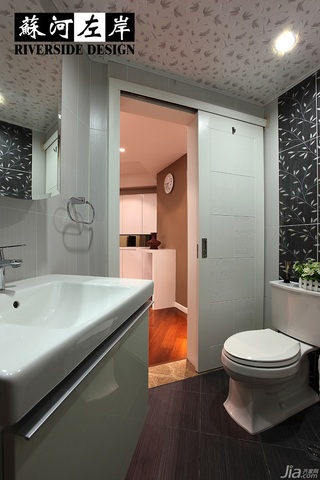 简约风格公寓浪漫豪华型卫生间洗手台图片