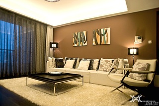 欧式风格二居室奢华豪华型客厅沙发图片