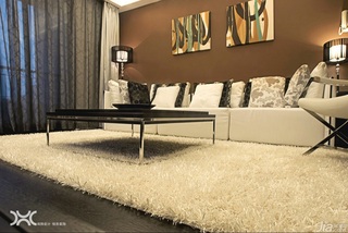 欧式风格二居室奢华豪华型客厅沙发效果图