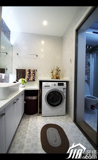 简约风格公寓经济型90平米卫生间浴室柜图片