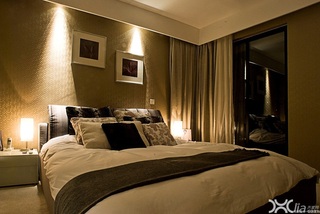 简约风格公寓时尚富裕型卧室床图片