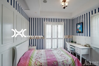 欧式风格别墅富裕型140平米以上卧室壁纸效果图
