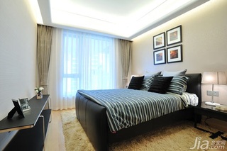 欧式风格三居室大气富裕型卧室卧室背景墙床效果图