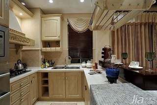 欧式风格别墅古典米色豪华型140平米以上厨房橱柜定做