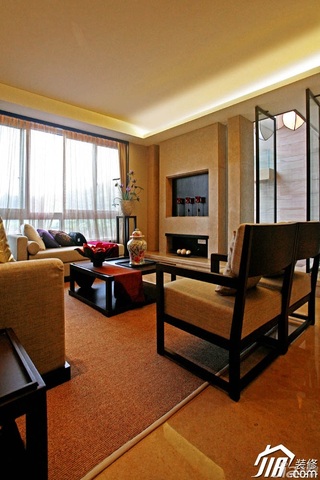 混搭风格公寓时尚富裕型120平米客厅茶几图片
