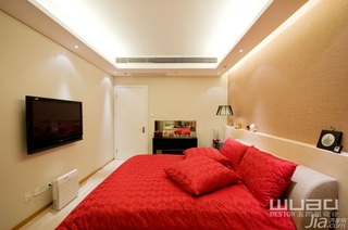 简约风格公寓大气米色豪华型卧室床图片