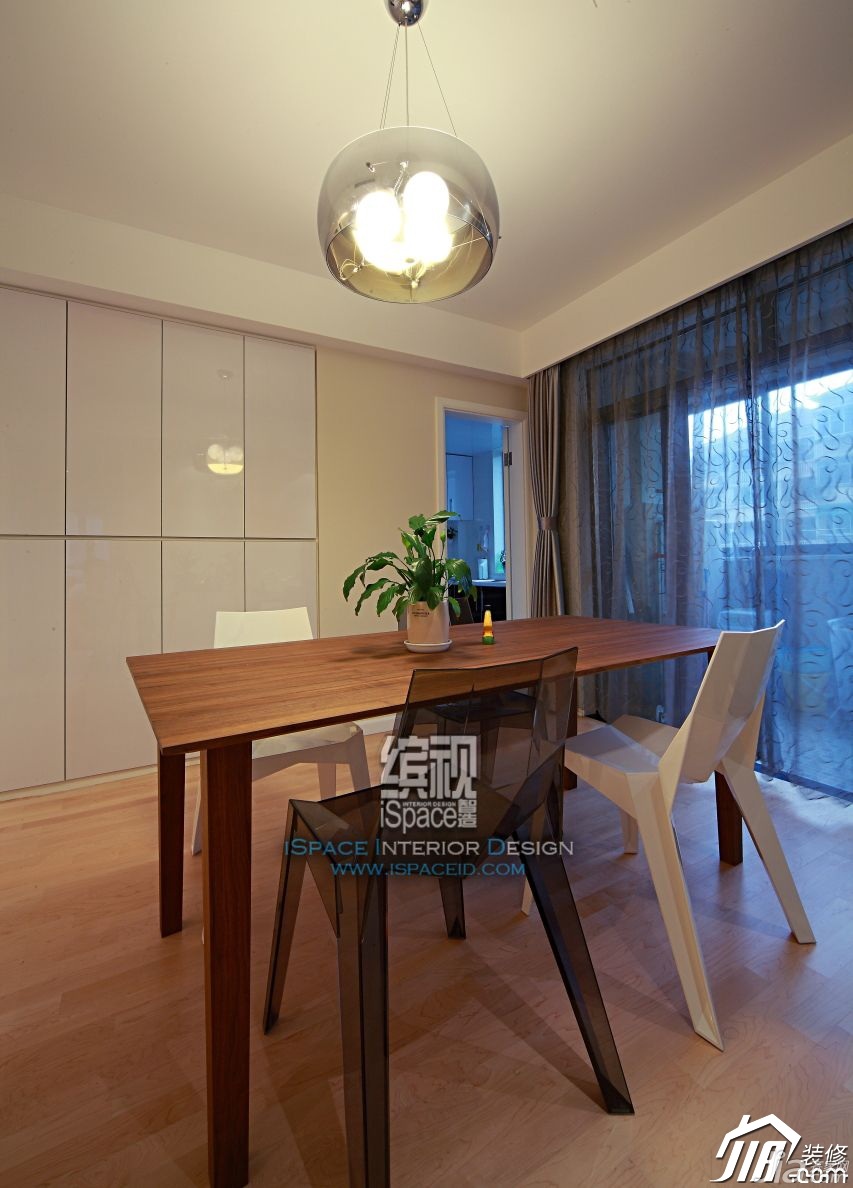 100平米装修,经济型装修,简约风格,公寓装修,餐厅,餐桌,灯具,缤视设计