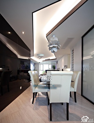 简约风格公寓时尚经济型110平米餐厅餐桌效果图