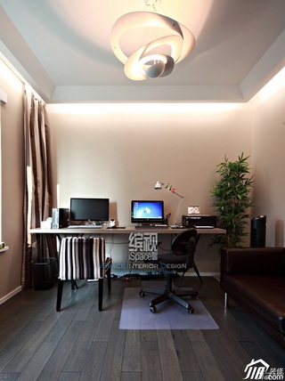 简约风格公寓经济型110平米书房灯具图片