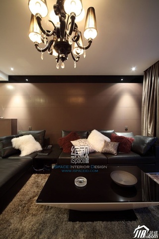 简约风格公寓简洁富裕型110平米客厅沙发效果图
