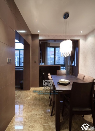 简约风格公寓富裕型110平米餐厅餐桌图片