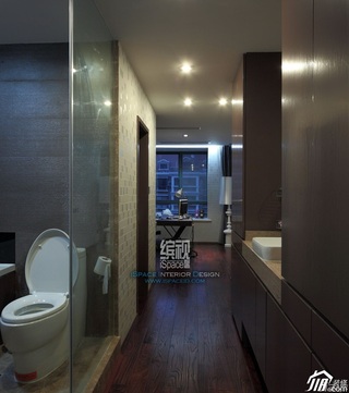 简约风格公寓富裕型110平米卫生间改造