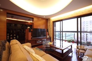 混搭风格公寓温馨富裕型130平米客厅茶几图片