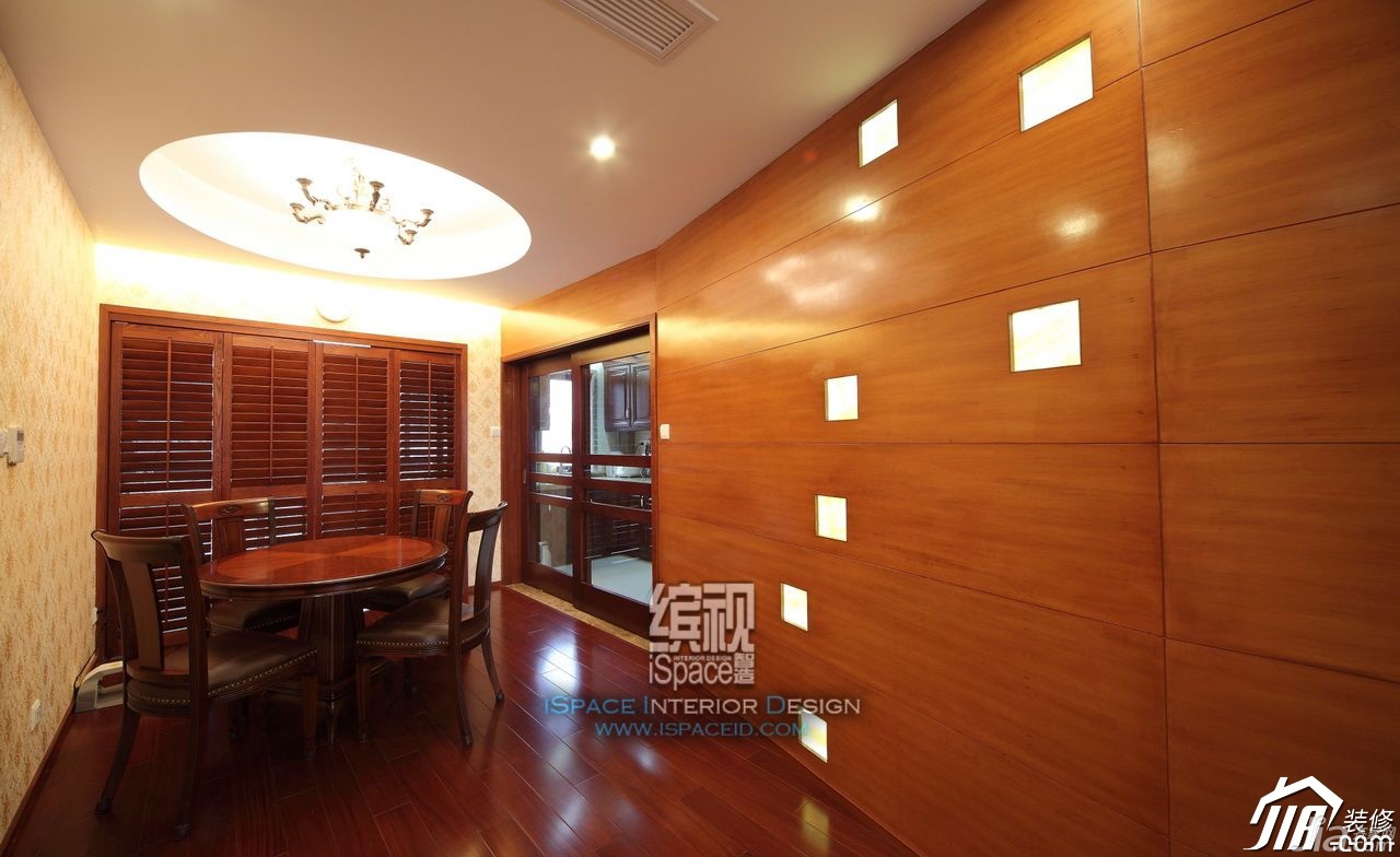 公寓装修,混搭风格,富裕型装修,130平米装修,餐厅,餐桌,灯具,缤视设计