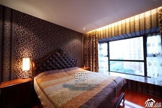 混搭风格公寓富裕型130平米卧室灯具图片