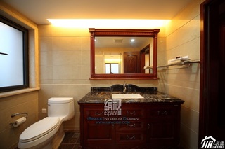 混搭风格公寓富裕型130平米卫生间洗手台效果图
