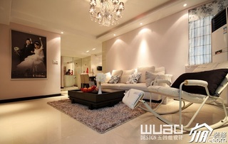 欧式风格公寓大气富裕型客厅沙发婚房家装图