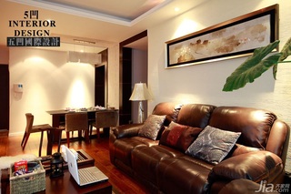 新古典风格公寓时尚咖啡色富裕型客厅沙发背景墙沙发图片