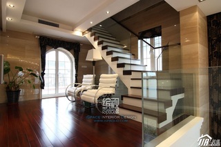 欧式风格别墅富裕型楼梯设计图