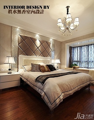公寓奢华豪华型130平米卧室床效果图